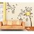 Walltola Pack Of 1 PVC Multicolor Nature Brown Wall Sticker-Tree With Birds And Cages (50X70 Cm)