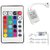 24 Key IR Remote Control for RGB LED Strip Module 5050 3528, Infrared Controller ( Pack Of 3)