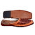 PM TRADERS Men's Brown Leather Jutti