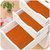 Khushi Creation Refrigerator Drawer Mats / Fridge Mats Pack of 6 Pcs 12 X 17 Inches(Orange)