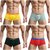 UNIEK Men's Spandex Cotton Trunk (Combo of 4)