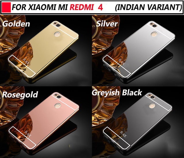 golden mirror redmi mirror back cover