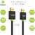 HDMI Cable Ultra- HDMI 2.0 -Gold Plated-High Speed Data 18Gbps, 3D, 4K, HD 1080p (5 Ft/ 1.5M-Green)