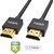 HDMI Cable Slim HDMI 1.4 -Gold Plated-High Speed Data 10.2Gbps, 3D, 4K, HD 1080P (5 Ft/ 1.5 M)