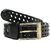 Winsome Deal Black Faux Leather Casual Belts