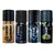 AXE Deo Deodorants Fragrances Perfumes Body Spray For Men -  Combo Pack Of 4 Pcs