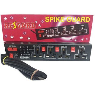 Re Gard 3 Yards 1 Switch 4 Socket Extension Board Spike Guard Spike Buster Surge Protector With Fuse Power Strip,Lock Screen Iphone Cute Girly Doll Wallpaper