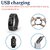 BINGO F2 BLUE WATERPROOF SMART FITNESS TRACKER BAND WITH HEART RATE MONITORING AND MANY FEATURES