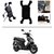 AutoStark Bike Phone Mount /Motorcycle Rotating Cell Phone Stand Mount Holder with USB Charging Port For Yamaha Jog R