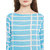 Ruhaan's Blue Striped Tunics for Women's