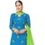 DnVeens Women Pure Chanderi Embroidered Unstiched Suit Salwar Kameez Dress Material With Dupatta BLGNGITCT07 (Unstitched)