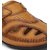 El Paso Men's Tan Artificial Leather Velcro Comfort Sandals