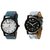 Gen-Z combo of 2 air force and social watches