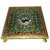 Wooden Chowki Stool/Decorative Small Side Table/Bajot Table for Pooja Room 10 INCH