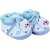 Neska Moda Baby Boys And Girls Soft Blue Cotton Fur Booties For 0 To 12 Month BT163
