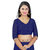 Beelee Typs Navy Blue Football Saree With Blouse