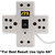 Mettle Extension Board 6 Amp 4 Plug Point with Master Switch, LED Indicator, Extension Cord (5 Meter) - White