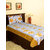 The 3rd Angle Mart 100 Cotton Single Bed Sheet with 1 Pillow Cover - Brown