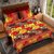 Luxmi Beautiful Mix flowers 3D Design Double Bed sheets With 2 Piilow covers - Multicolor