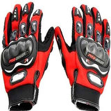 Akkart Red Pro Biker Riding Hand Glove (L Size)