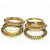 Traditional Gold Plated Bracelet Bangles- Set Of Two Hand Bangle Jewellery Set  for Women
