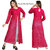 Meia Red Embroidered Jacquard Stitched Kurti