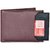 Wenzest Brown Men's Wallet with multiple and detachable card pockets