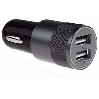                       Mettle 2.4A/1.0A dual car charger 5V / 9V / 12V Turbo Fast Charge 2.0 Super Quick Car Charger  ( Black) - MT-UBCC1702                                              