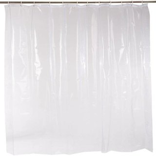 Khushi Creations 0.30mm PVC AC Transparent Curtain (Width-52 Inches X Height-108 Inches) 9 Feet