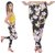 (PACK OF 2) TSL Printed Leggings for Womens -FREE SIZE- Multi Color/Pattern