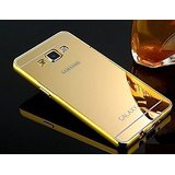 Samsung Galaxy Grand I9082 Case Cover, Luxury Metal Bumper + Acrylic Mirror Back Cover Case For Samsung Galaxy Grand I9082 - Gold