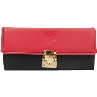 Sn Louis Black And Red Women Wallet
