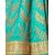 Fashionuma Bollywood Designer Latest Turquoise Embroidered Anarkali Salwar Suit