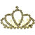 Anuradha Art Gold Finish Studded Sparkling Stone Stylish Designer Crown/Tiara For Women/Girls