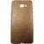 Brown Leather Look High Quality Premium Back Cover Case For Samsung Galaxy C9 PRO