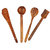 4 Pcs Wooden Handmade Skimmers/Tools