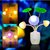 JARSA Color Changing LED Mushroom Night Lamp Light with Switch