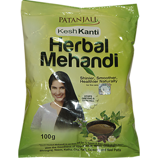 Buy PATANJALI KESH KANTI HERBAL MEHANDI 100 gm Online @ ₹35 from ShopClues