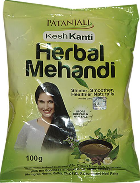 Buy Patanjali Kesh Kanti Herbal Mehandi 100 Gm Online 35 From