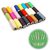Needle Set with 24 Assorted Colour Polyester Sewing Threads ( Pack of 10 )