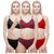 Hakimi Super Multi Color&print  Set Of 3 Women's Bra & Panty Sets Combo