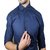 Cliff High Men'S Navy  White Casual Shirt (Pack Of 2)