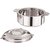 Kuber Industries Casserole/HotPot,chapati box/chapati container/hot case in Stainless Steel 5000 ML  (Cass61)
