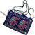 Kuber Industries Designer Embroided Mobile-Phone Pouch Cover With Purse Pocket And Sari Hook For Women (Blue) - BG73