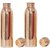 Kuber Industries 100 Pure Handmade Copper Bottle-750 ML, Leak Proof  Joint Free for Ayurvedic Health Benefits- Set of 2 Pcs (Bottle18)