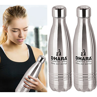 Buy Dhara Stainless Steel Water Bottle For Hot Cold Water 1000ml Dhara37 Online 1199 From Shopclues