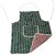 Kuber Industries Check Design Kitchen Apron (Reversible) Set of 3 Pcs (Can be used in both sides)