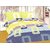 k decor POLLYCOTTON 1 DOUBLE BED SHEET WITH 2 PILLOW COVERS KTY1022