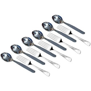 stainless steel baby spoon and fork set