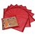 Kuber Industries Cotton Saree Cover And Single Packing Saree Cover 12 Pcs Set (Red)